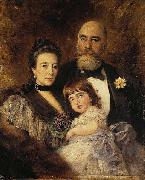 Konstantin Makovsky Volkov family oil painting
